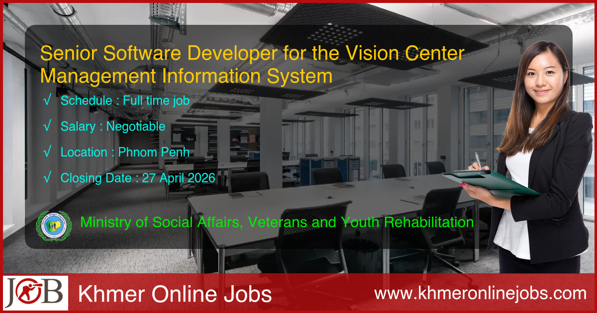Senior Software Developer for the Vision Center Management Information ...