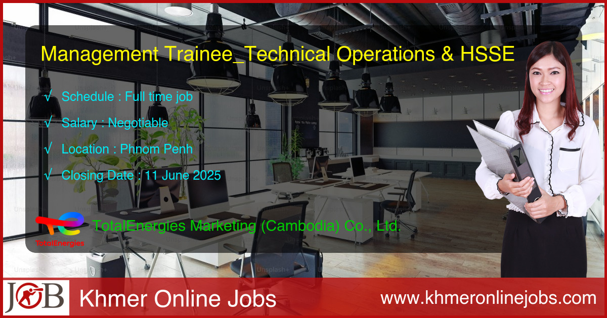 Management Trainee_Technical Operations & HSSE for TotalEnergies ...